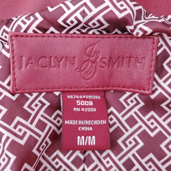 Leather Blazer Jacket Women's M - Picture 5 of 10